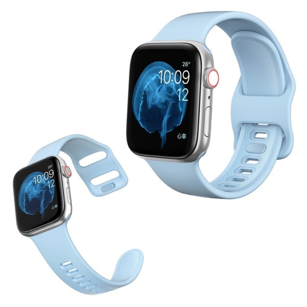 Apple Watch Series 5 40mm simpel silikone Urrem - Babyblå Blue