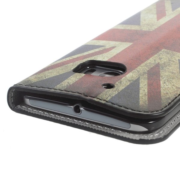 Moberg HTC 10 Läderfodral - UK Flagga multifärg
