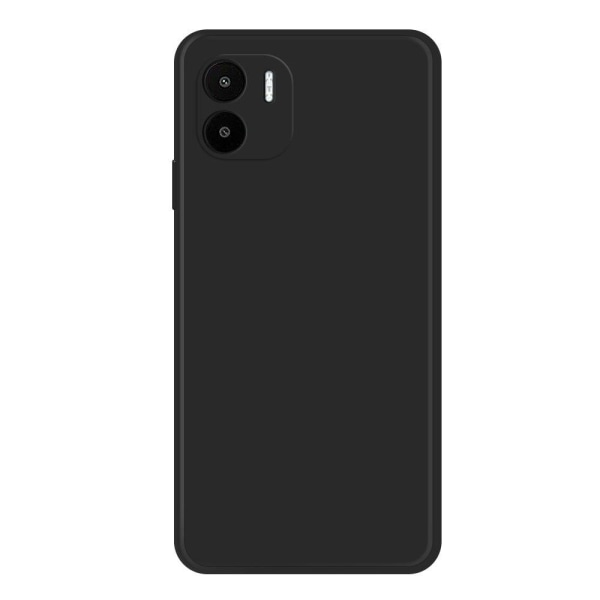Beveled anti-drop rubberized cover for Xiaomi Redmi A1 - Black Svart
