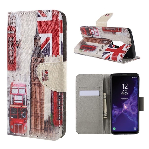 Samsung Galaxy S9 Plus uniikki suojakotelo - Lontoon elementit Multicolor