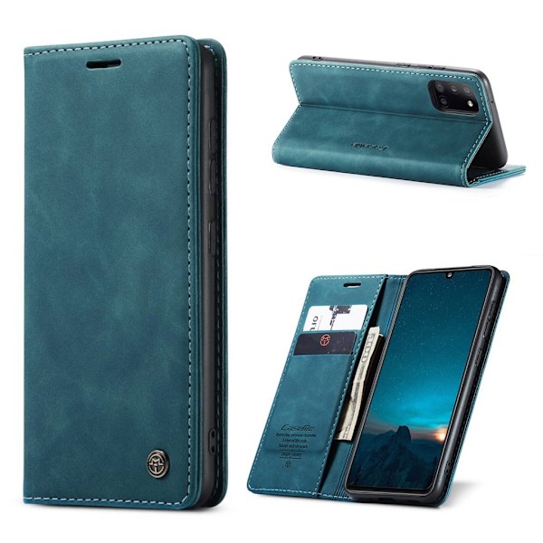 CaseMe Samsung Galaxy A31 vintage-kotelo - Vihreä Green
