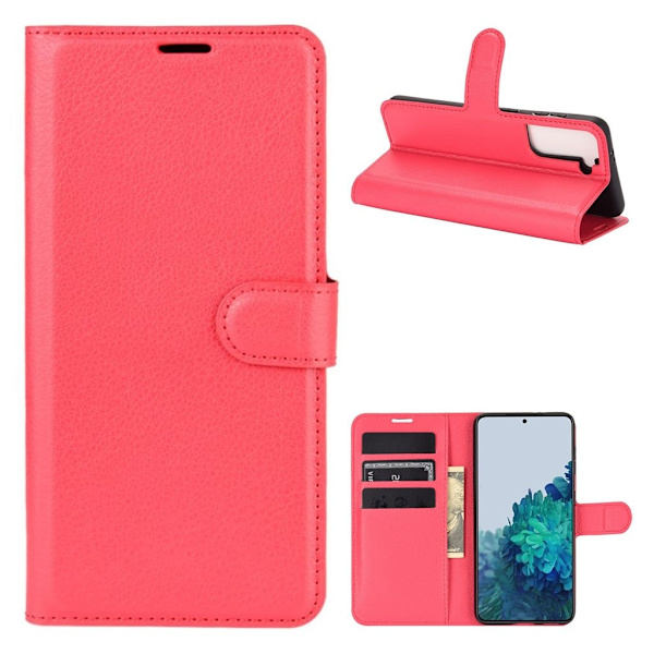Classic Samsung Galaxy S21 Plus Flippetui - Rød Red