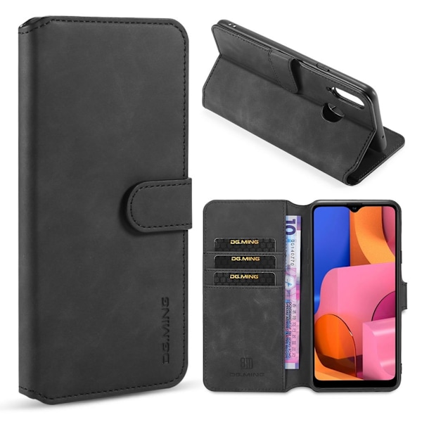 DG.Ming Retro Samsung Galaxy A20s fodral - Svart Svart