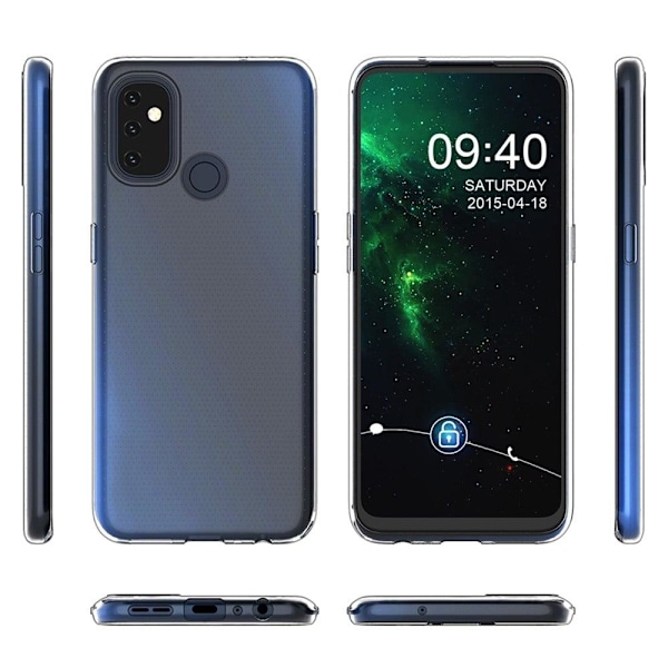 Ultrasmalt transparent fodral för OnePlus Nord N100 Transparent