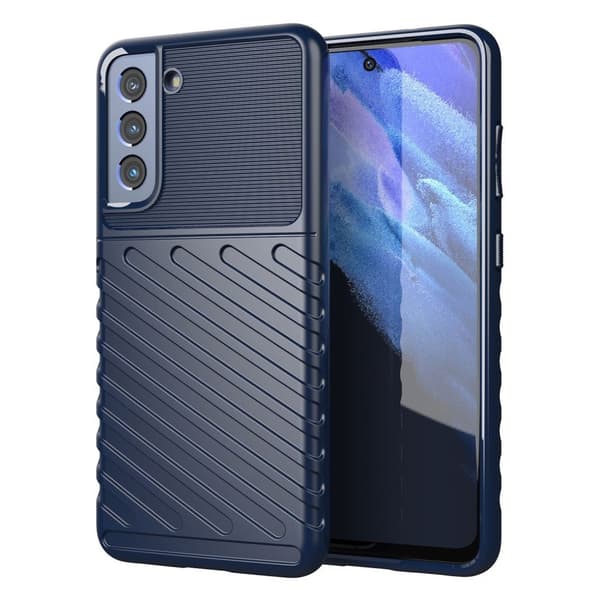 Thunder Samsung Galaxy S21 FE kotelo - sininen Blue