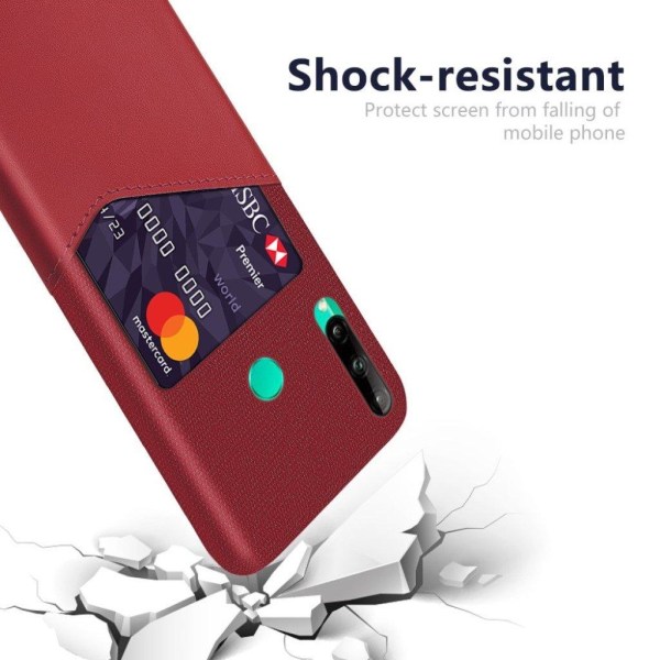 Bofink Huawei P40 Lite E Card Cover - Rød Red