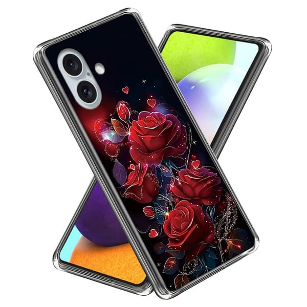 Vibe iPhone 16 deksel - Røde Roser Red