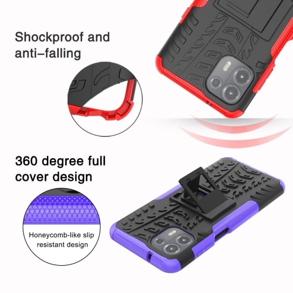 Offroad Suojakotelo Motorola Edge 20 Lite - Violetti Purple