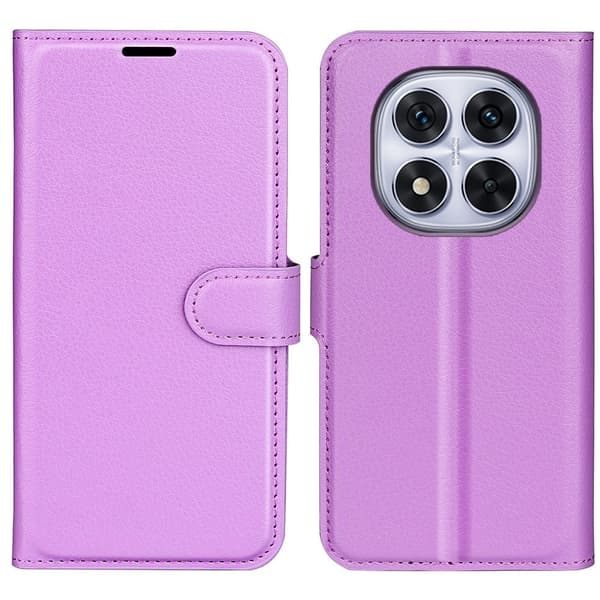Classic Xiaomi Redmi Note 14 Pro 5G flip kuoret - Violetti Purple