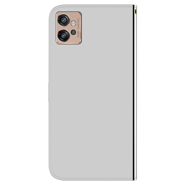 Mirror Motorola Moto G32 Flippetui - Sølv Silver grey