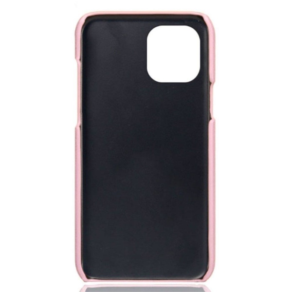 Dual Card Suojakotelo iPhone 13 Pro - Ruusukulta Pink