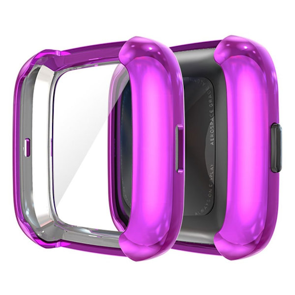 Fitbit Versa 2 galvanointikotelo - Violetti Purple