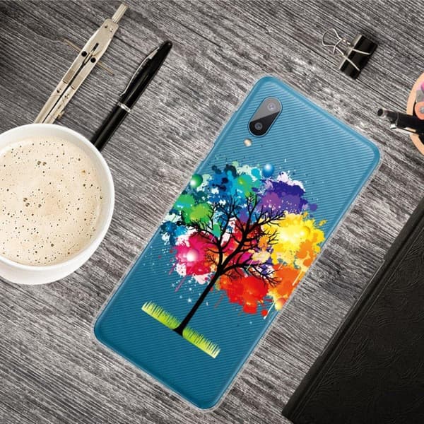 Deco Samsung Galaxy M02 / A02 Etui - Fargerik Tre Multicolor