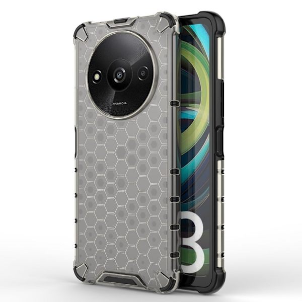 Bofink Honeycomb Xiaomi Redmi A3 cover - Sort Black
