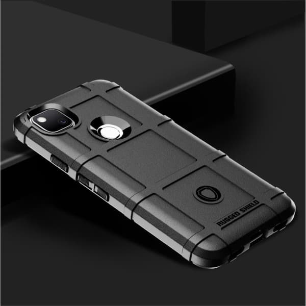 Rugged Shield Google Pixel 4a deksel - Svart Black