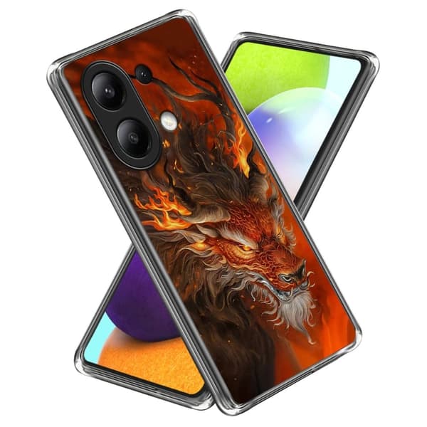 Vibe Xiaomi Redmi Note 13 4G deksel - Style K Red