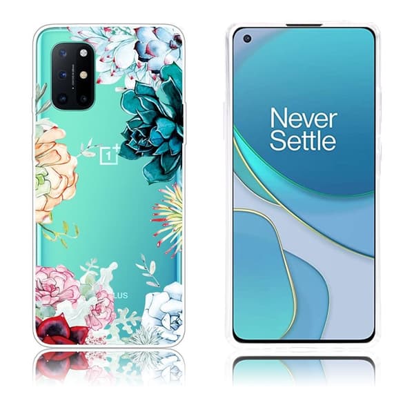 Juleveske til OnePlus 8T - Livlige Blomster Multicolor