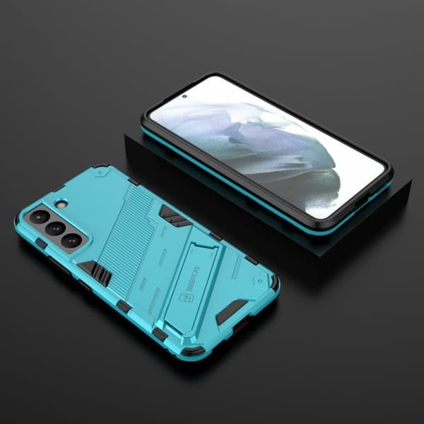 Støtsikkert hybriddeksel for Samsung Galaxy S22 - Babyblå Blue