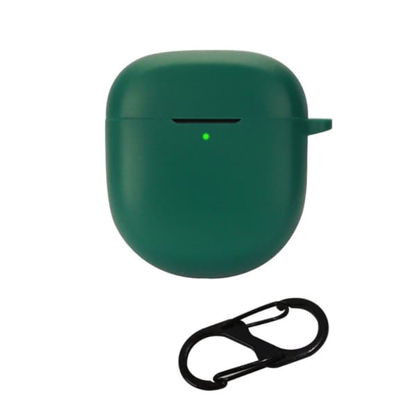 BOSE QuietComfort Earbuds II silikoneetui med spænde - Sortliggrøn Green