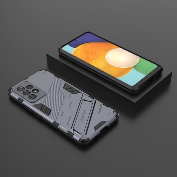 Støtsikkert hybriddeksel for Samsung Galaxy A53 5G - Sølv Silver grey