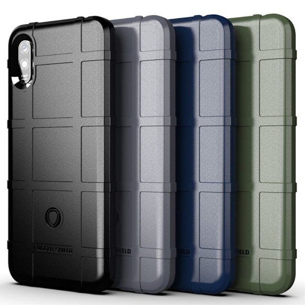 Rugged Shield Etui Xiaomi Redmi 9A - Sort Black