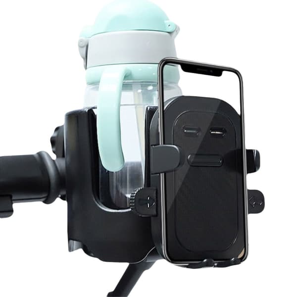Universal telefonholder for barnevogn - Svart Black