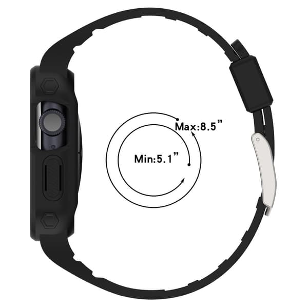 Apple Watch Ultra integroitu hihna ja suojus - Punainen Red