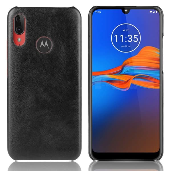 Prestige Motorola Moto E6 Plus etui - Svart Black