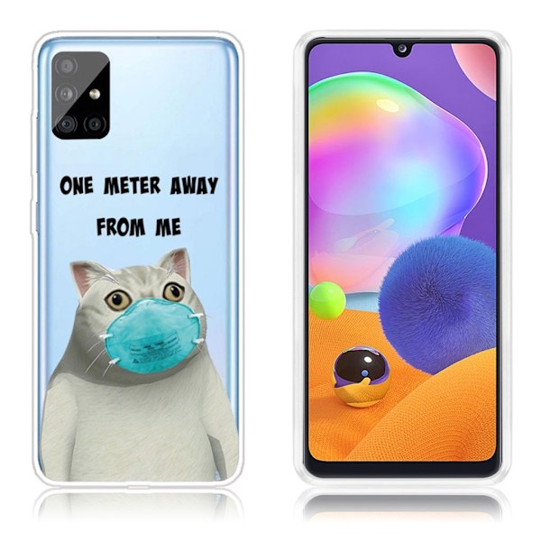 Deco Samsung Galaxy A31 skal - En Meter Från Mig multifärg