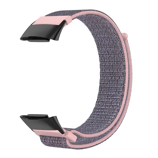 Elastisk klokkerem i nylon Fitbit Charge 5 - Rosa Pink