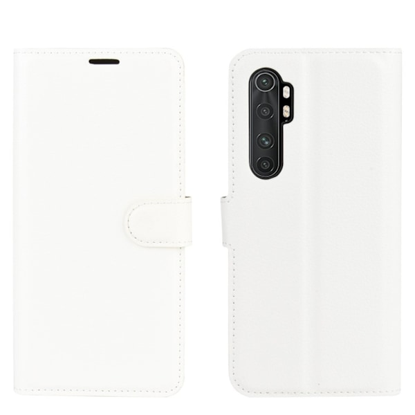 Classic Xiaomi Mi Note 10 Lite flip etui - Hvit White