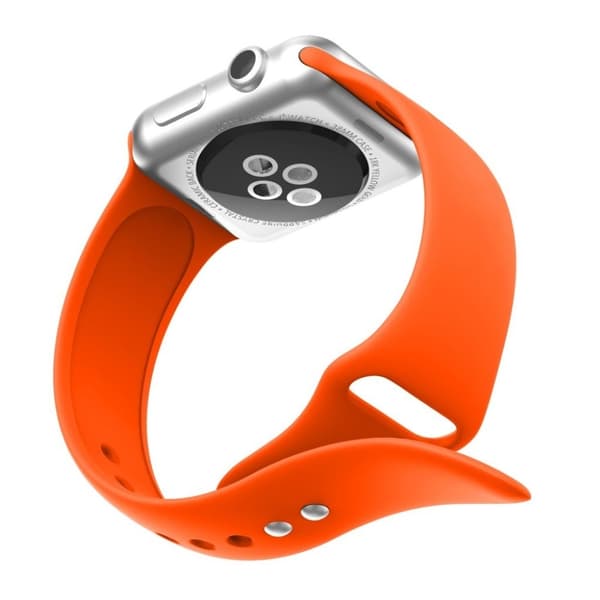 Apple Watch Series 4 44mm silikoneurrem - orange Orange