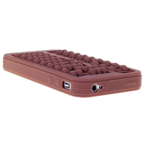 Abacus (grå) iPhone 4/4S-cover Brown