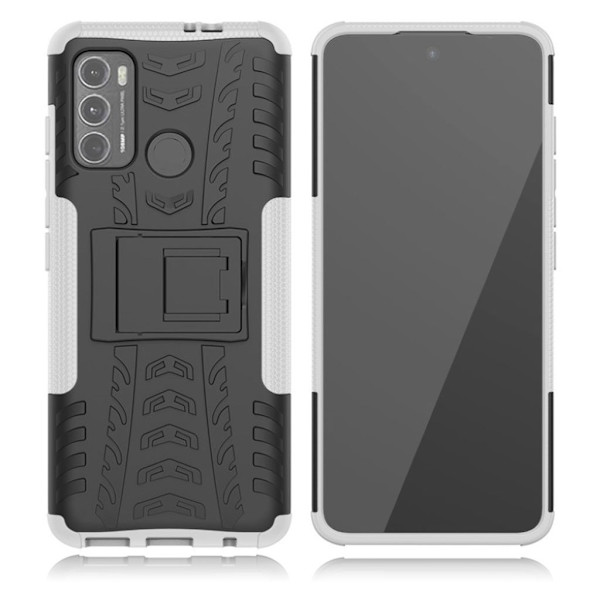 Offroad Motorola Moto G60 deksel - Sølv Silver grey