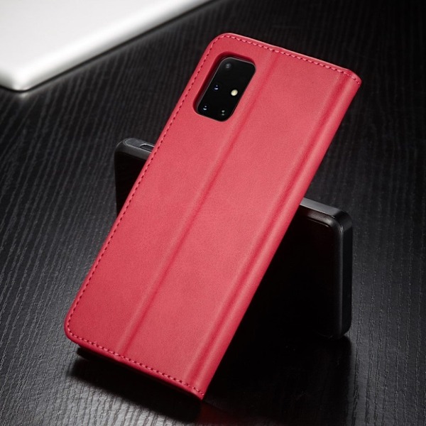 LC.Imeeke läder Samsung Galaxy A51 5G fodral - Röd Röd
