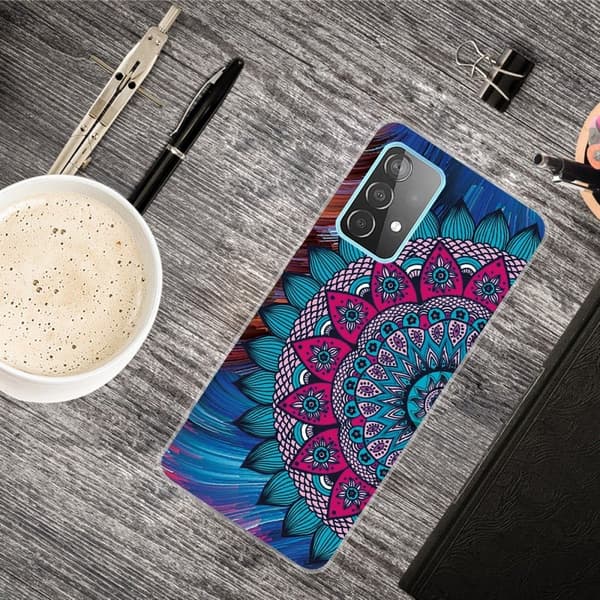 Deco Samsung Galaxy A13 4G Etui - Mandala Blomst Multicolor
