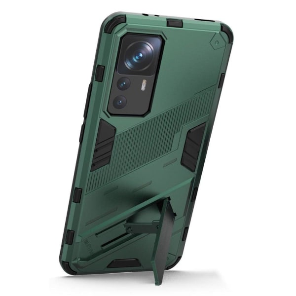 Stöttåligt Xiaomi 12T Pro hybridskal - Grön Grön