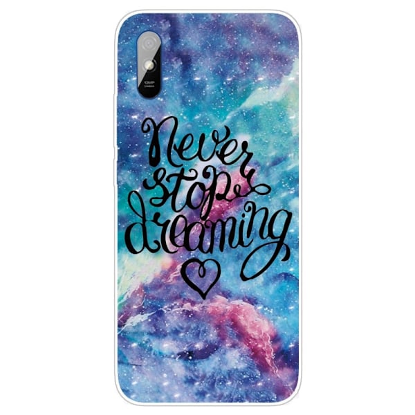 Deco Xiaomi Redmi 9A Suojakotelo - Never Stop Dreaming Multicolor