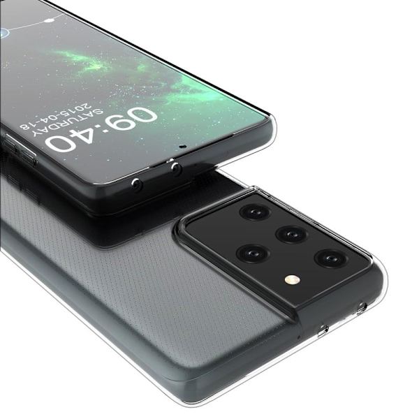 Erittäin ohut läpinäkyvä kotelo Samsung Galaxy S21 Ultra 5G:lle Transparent