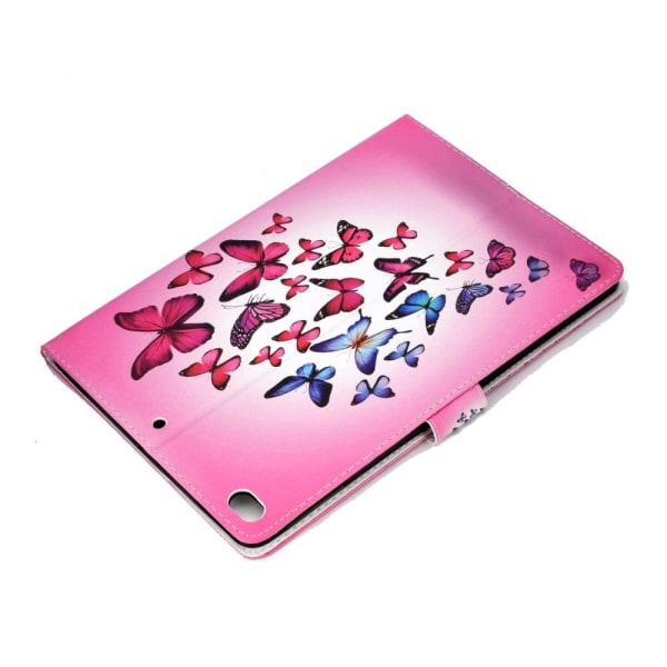 Tablet-etui i læder med mønster iPad 10.2 (2021)/(2020)/(2019) / Pink