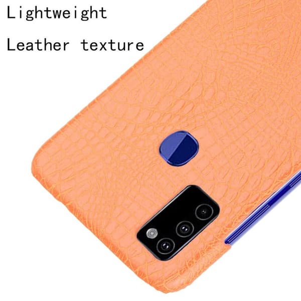 Croco etui - Samsung Galaxy M51 - Orange Orange