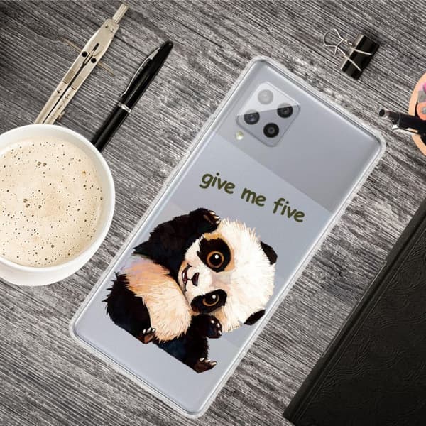 Deco Samsung Galaxy M62 / Samsung Galaxy F62 skal - Panda Vit