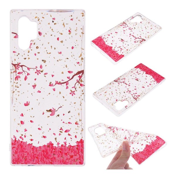 Deco Samsung Galaxy Note 10 Pro kuoret - Putoavat Kukat Pink