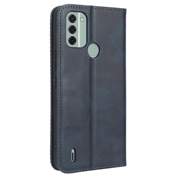 Bofink Vintage Nokia C31 Læder Etui - Blå Blue