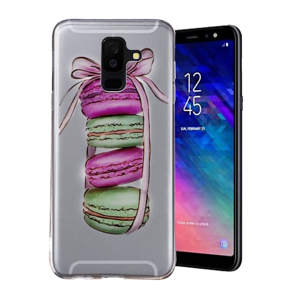 Samsung Galaxy A6 Plus TPU Muovi KuvallinenTakasupja Kuori - Donitsit Multicolor