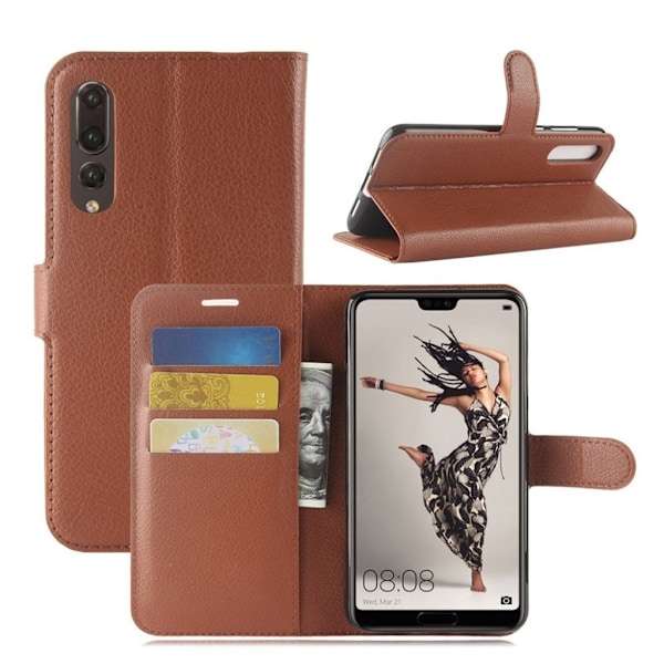 Huawei P20 Pro Fodral med en läcker design - Brun Brun