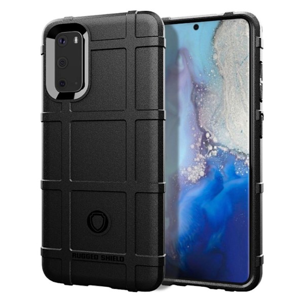Rugged Shield Samsung Galaxy S20 kotelot - Musta Black