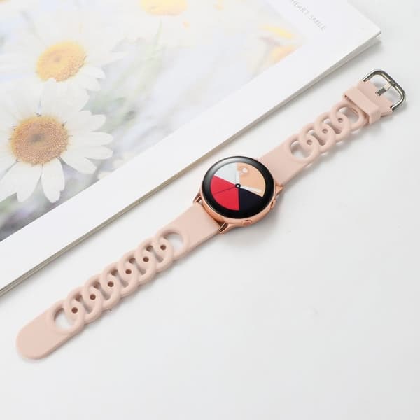 20mm Universal donut hollow strap - Lyserød Pink