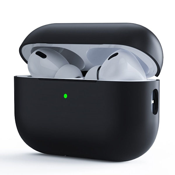 AirPods Pro 2 silikonisuojus - Musta Black