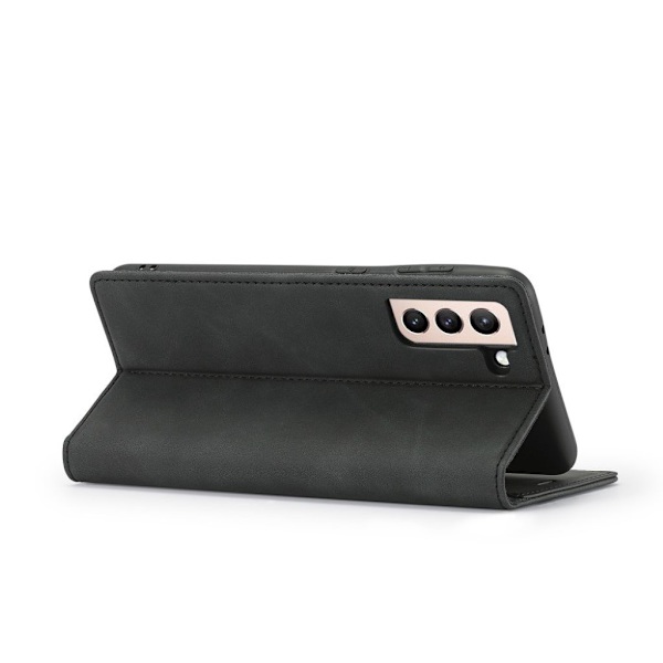 Lc.imeeke Samsung Galaxy S21 FE Flip Etui - Sort Black